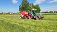 Fendt farmer 412 Vario + Lely welger rp 160 v xtra