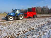 New Holland T6.160DC & Unia Apollo 11