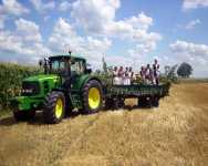 John Deere 6830 & przyczepa