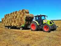 Claas Arion 410 CIS + Pronar T023