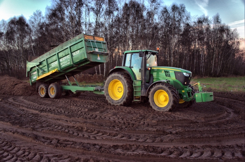 John Deere 6170m + marston