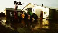 John Deere 6420 & Weidemann 2070 CX50