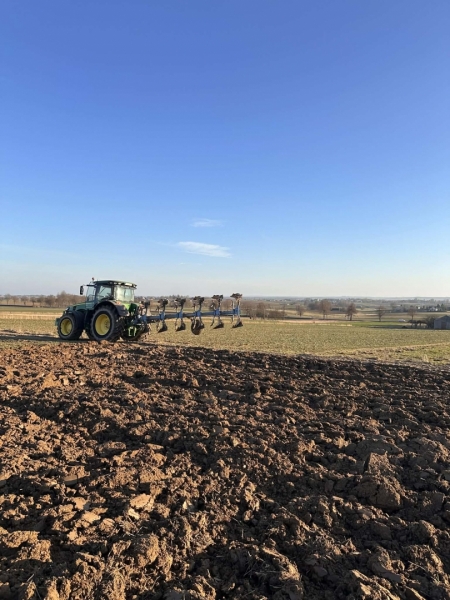 John Deere 8245R + Lemken Juvel