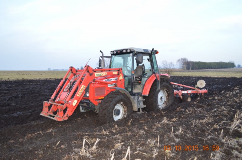 Massey Ferguson 5435 & Unia Tur 120