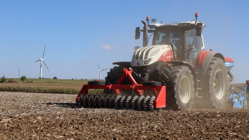 Steyr Terrus 6300 CVT & Lemken Solitair 9.