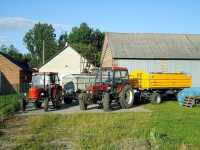 Zetor 3011 + Sanok & 7745 Turbo + przyczepa