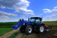 New Holland T6030  + Unia cut L