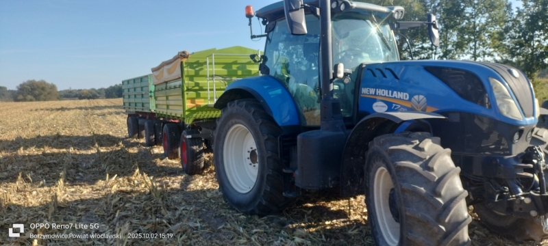 New holland t6 i przyczepy
