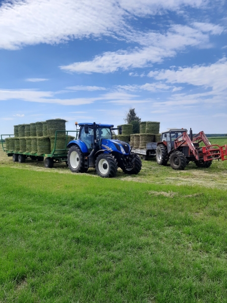 New Holland t6.145 + Pronar T023