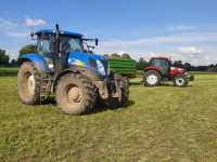 New Holland T6080 i Case Maxxum 125