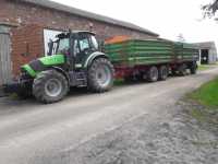 Deutz Fahr Agrotron 130 i Pronar PT512+PT612