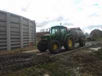 John Deere 6420S + Eckart 12m3