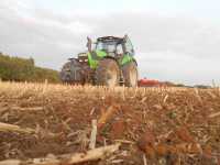 Deutz-Fahr Agrotron M650 i Kongskilde Terra X450