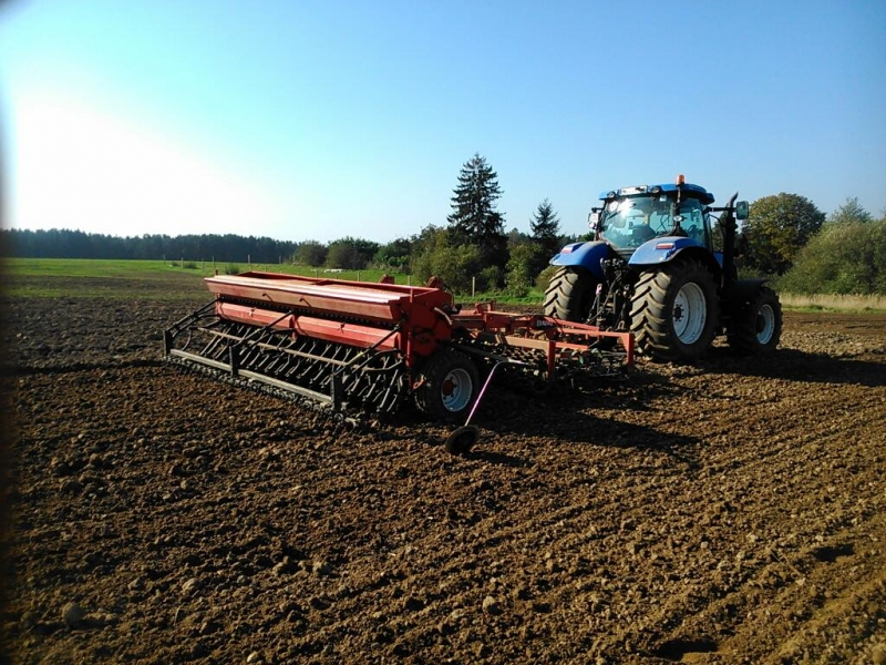 New Holland T6080 , Unia Mars i Kongskilde Demeter 4000