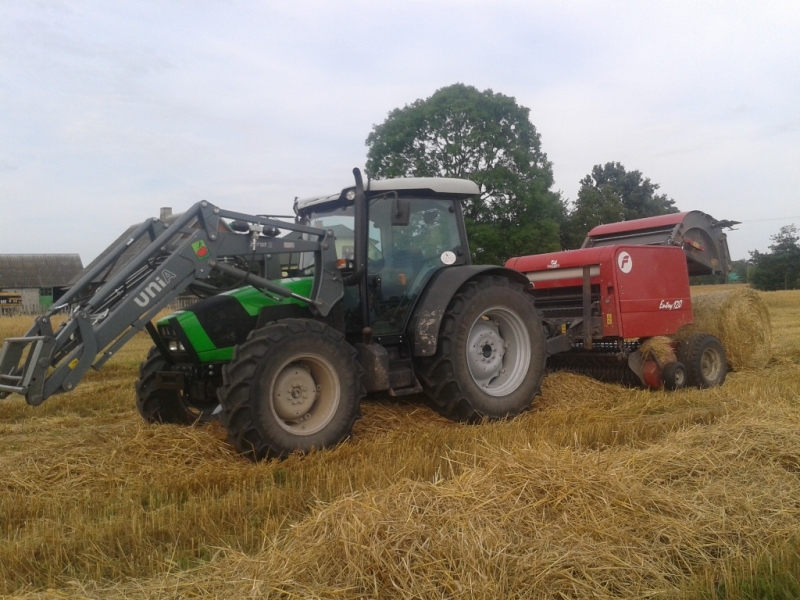 Deutz Fahr Agrofarm 410 & Feraboli Entry 120