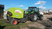 Deutz Fahr  Agrotron m600 & Claas Rollant 355