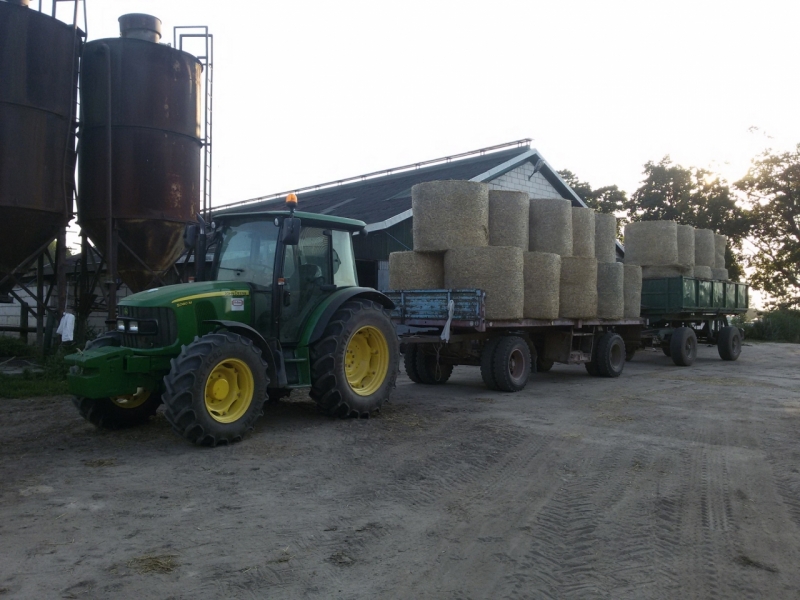 JD 5080M & przyczepy