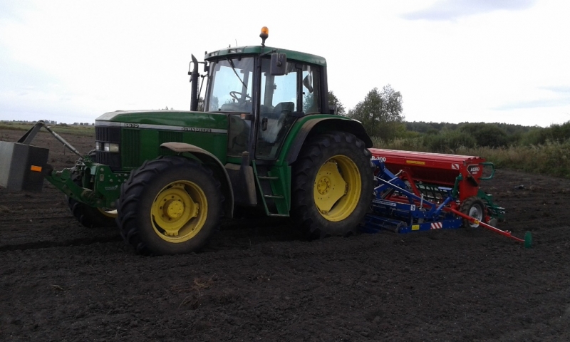 John deere 6610 + rolmako + agromasz