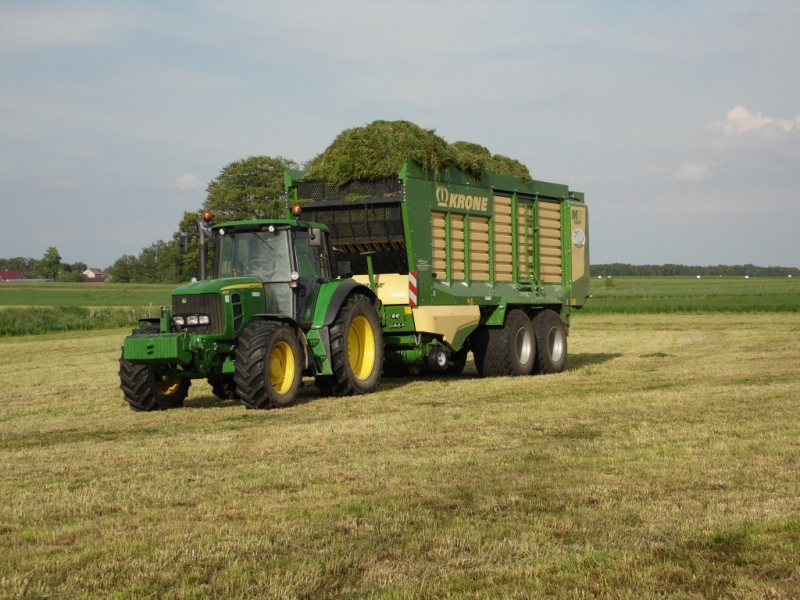 John Deere 6630  i Krone MX 370GD