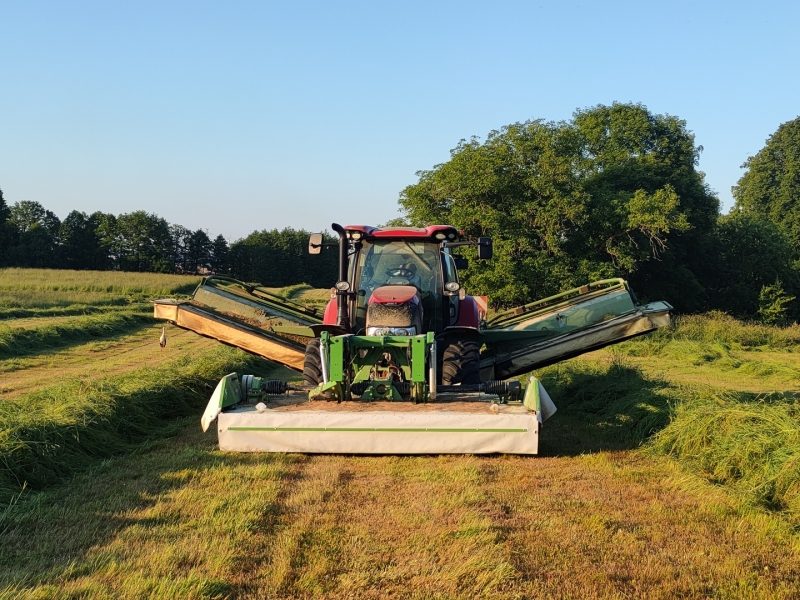 Case Maxxum 150 & Samasz KDF 341S & Krone EasyCut 9140 Collect