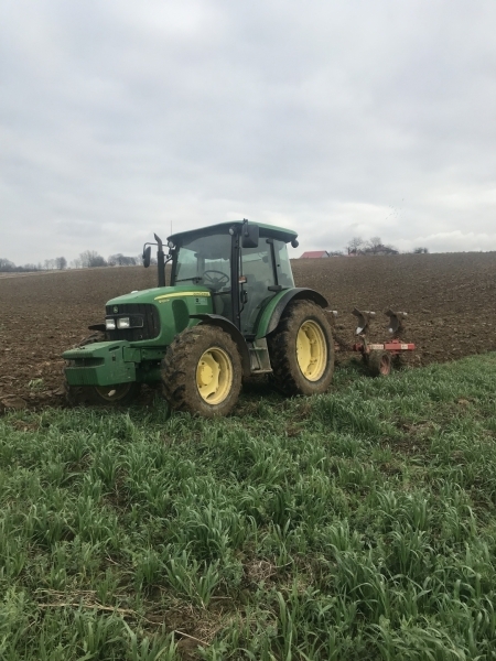 John Deere 5100m & unia ibis l