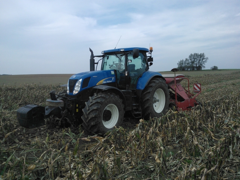 New Holland T7030AC + Horsch Express 3TD