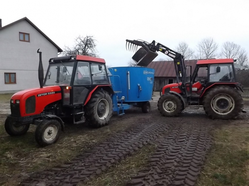 Zetor 5320 & Euromilk, Zetor 7340