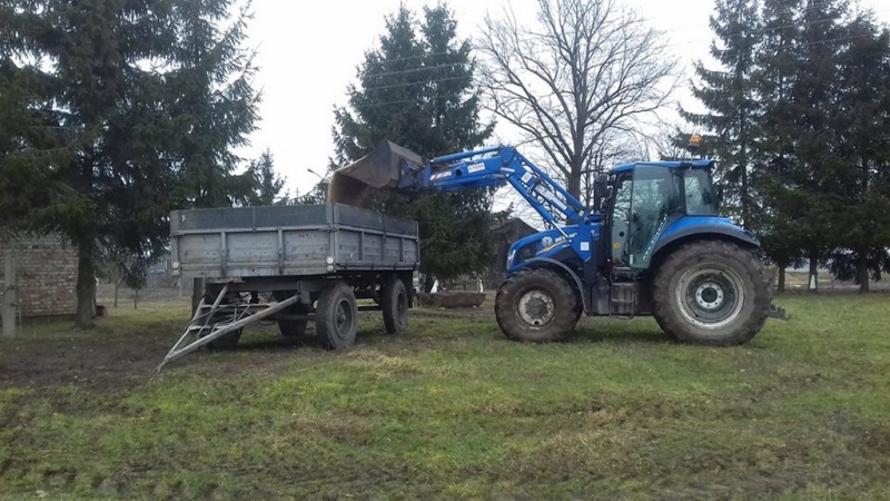 New Holland T5.105 DC / Agro-Masz Ł-106A