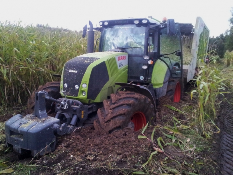 Claas Axion 840 Cmatic & Claas Cargos 9500