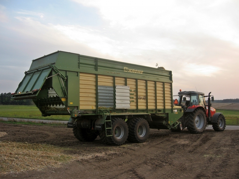 MF 5465 + Krone MX350GD