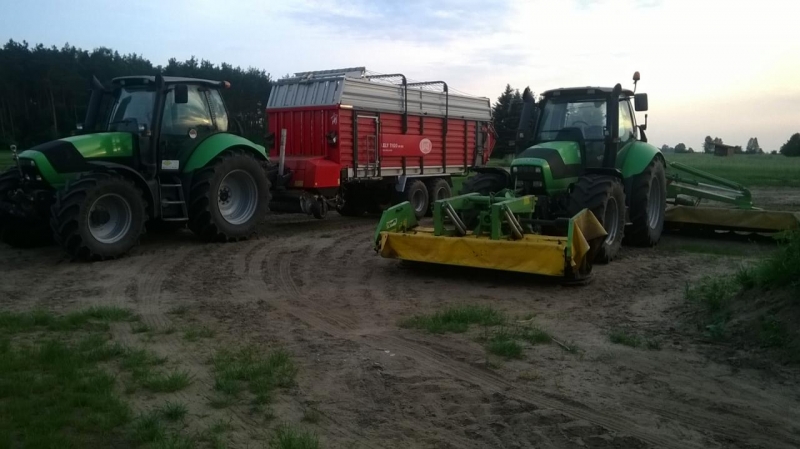 Deutz Fahr TTV620+Samasz MegaCut & Deutz Fahr M620+Lely Tigo 60RD