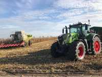 Fendt 828 + Claas Lexion 750