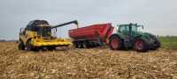 New Holland CX 6090 Fendt 936 & Kobzarenka