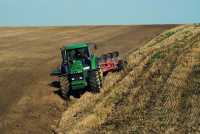 John Deere 8420 & Kverneland PW 100