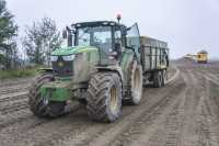 John Deere 6210R + Marston