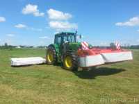 John Deere 6140M + 2x Kuhn