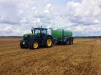 John Deere 6210R + Bauer 191+