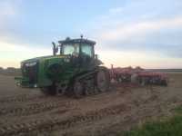 John Deere 8360 RT+Vaderstad Cultus 500