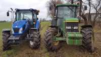 John Deere 6610 + New Holland TD5.85