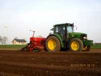 John Deere 6220 + Kverneland Compact III i Kverneland Apollo DR