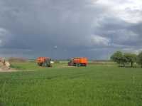 Fendt 309 vario + tandem 14t i Fendt 826 vario + tridem