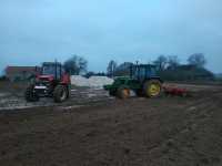 Zetor 12145 + John Deere 4040