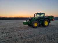 John Deere 6R175 + Amazone za-m 3001