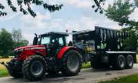 Massey Ferguson 7718 S Dyna 6 + Fliegl Gigant ASW 271