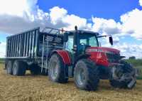 Massey Ferguson 7718 S & Fliegl Gigant ASW 271