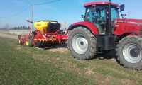 Case Puma 160 i Vaderstad Spirit 300 R