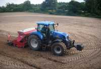 New Holland T7030, +Horsch Express 3TD