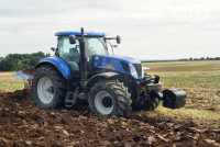 New Holland T7030 AutoCommand + Unia Ibis XXLS 5 Vario