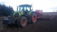 Claas Axion 830 +Horsch Pronto 6DC