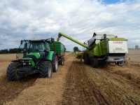 DF k420 + Metal-Tech & Claas Mega 360